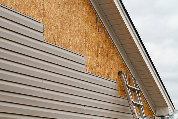 Professional Vinyl Siding technician working in Westfield, IN